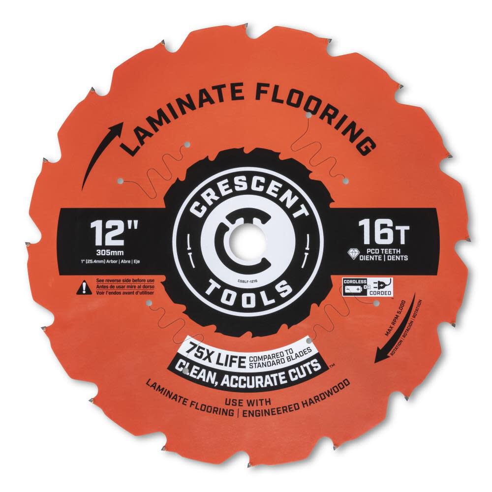 Laminate saw store blade