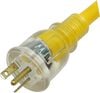 Southwire SJTW 100 Ft 10/3 20 Amp Yellow Jacket Outdoor Heavy-Duty Extension Cord with T-Blade Power Light Plug, small image number 2