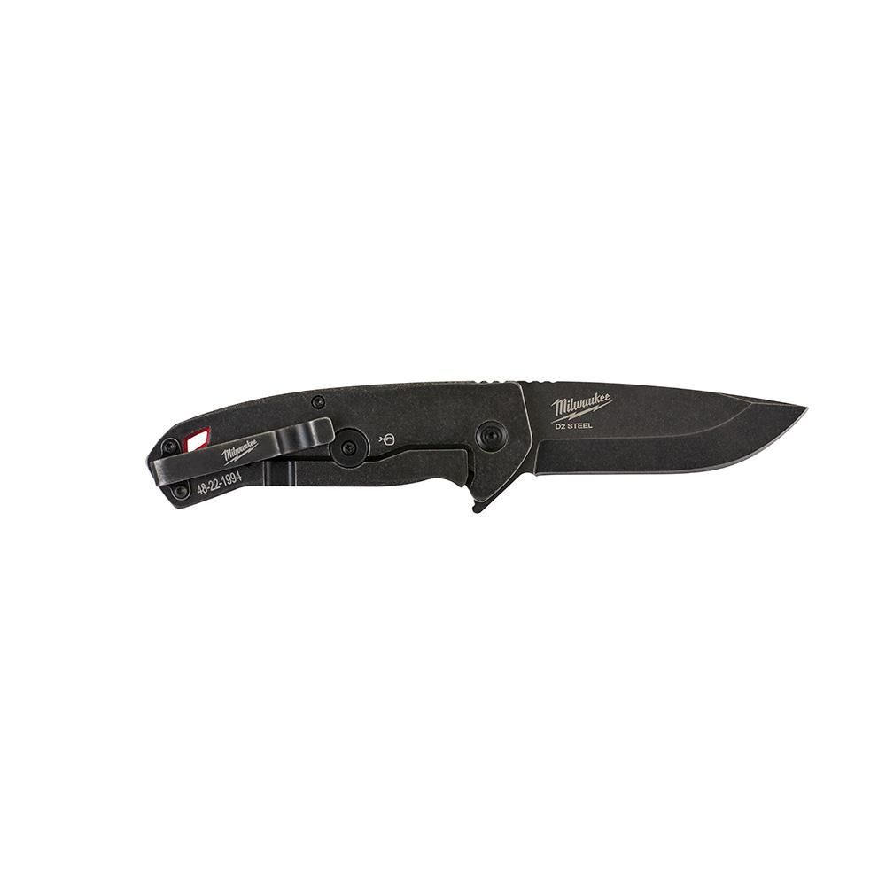 Milwaukee 3 in. HARDLINE Smooth Blade Pocket Knife, large image number 12