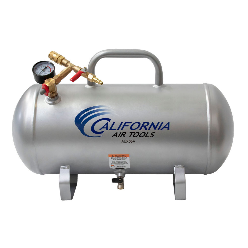 California Air Tools 2-Gallon 125 PSI Aluminum Air Tank, large image number 2