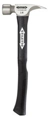 Stiletto 14 oz Titanium Milled Face Hammer with 18 in. Hybrid Fiberglass Handle, small