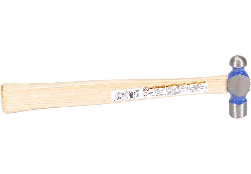 Vaughan 4 Oz Ball Pein Hammer with Hickory Handle, large image number 4