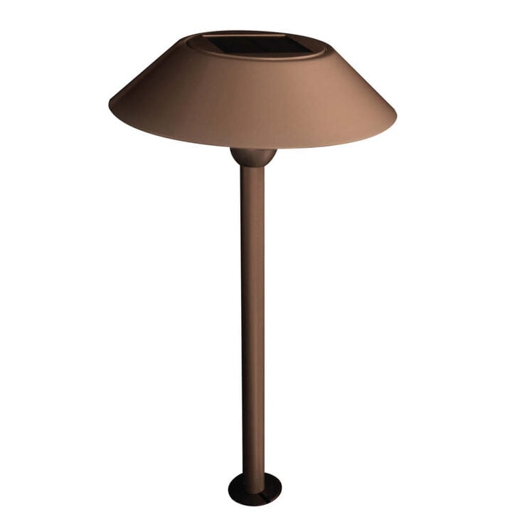 Feit Electric 12 Inch 0.4W 40 Lumens Landscape Solar Pathway Light Bronze