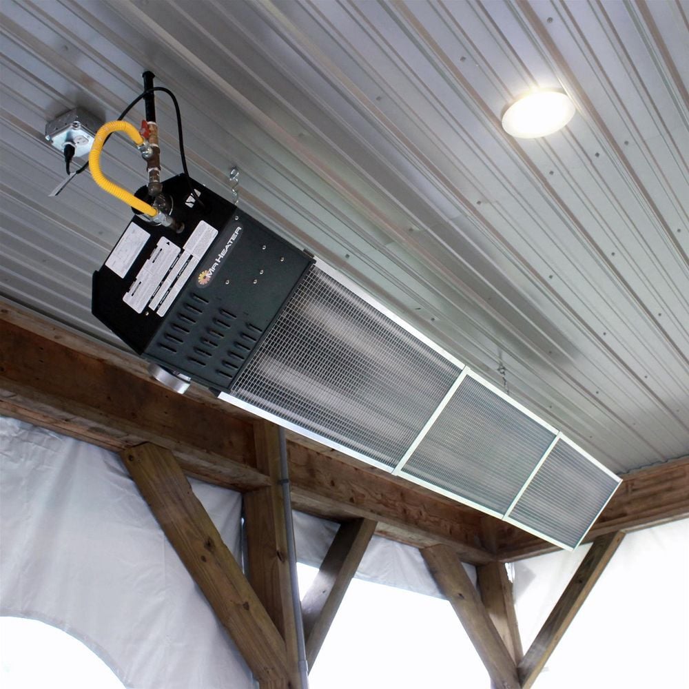 Mr Heater 45000 BTU Low Intensity Natural Gas Radiant Tube Heater System, large image number 2