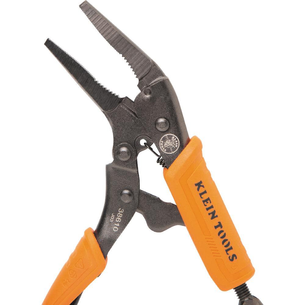 Klein Tools Long Nose Locking Pliers, 4 Inch, large image number 7