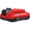CRAFTSMAN V20 20V 2Ah Lithium Ion Power Tool Battery Pack with Fuel Indicator, small image number 1
