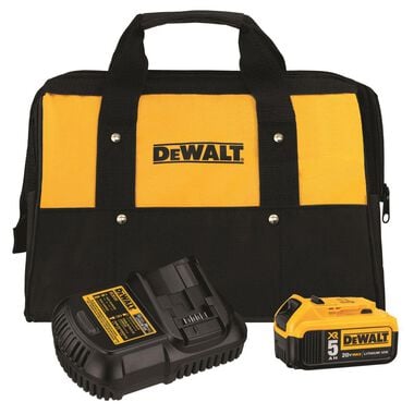 DEWALT 20V MAX 5.0 Ah Battery Charger Kit with Bag, large image number 0