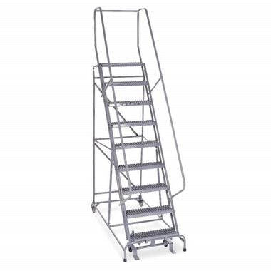 Cotterman Series 1000 9 Step X 32in W A6 Tread Step Ladder with handrails