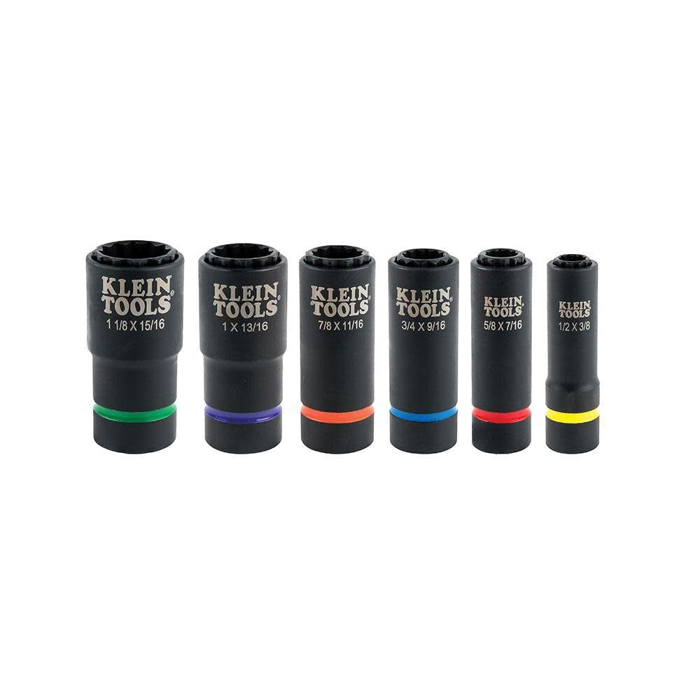 Klein Tools 2-In-1 Impact Socket Set 6-Piece, large image number 6