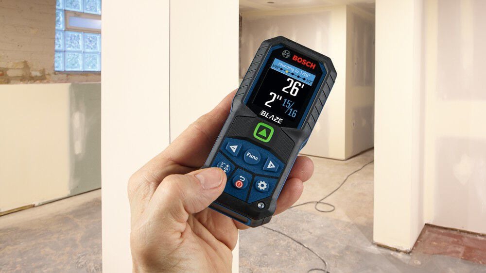 Bosch BLAZE Green Beam Laser Distance Measurer 165', large image number 6