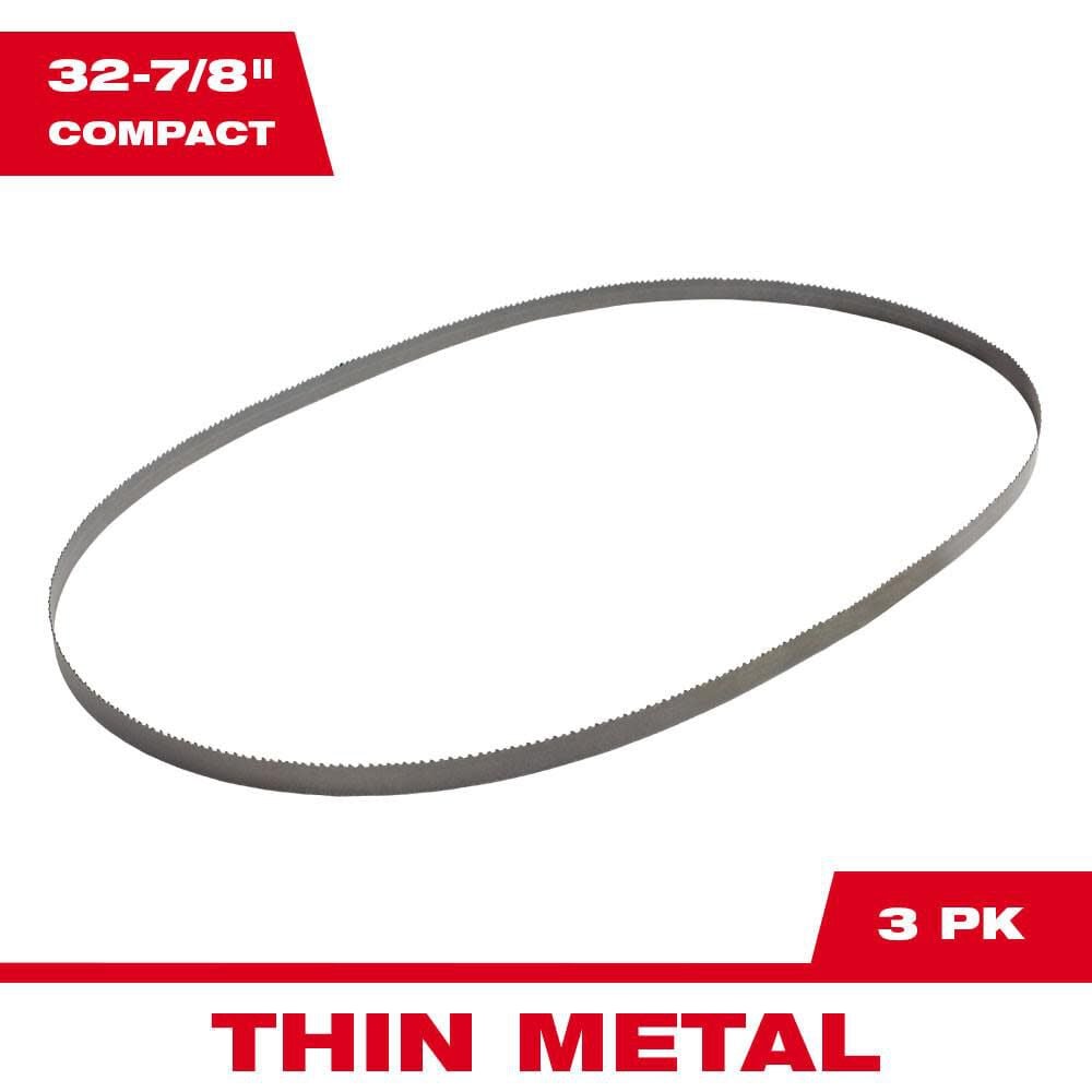Milwaukee 32-7/8 in. Band Saw Blade 3PK Compact, large image number 1