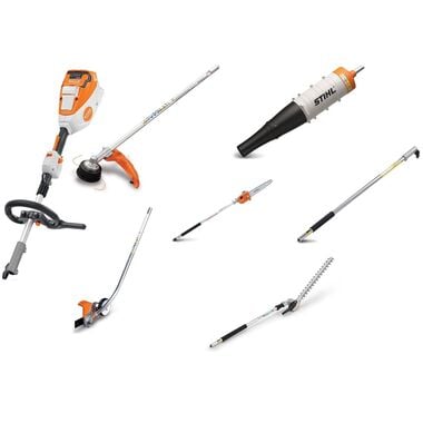 Stihl KombiSystem Blower Edger Pruner, Shaft Extension & Trimmer Bundle