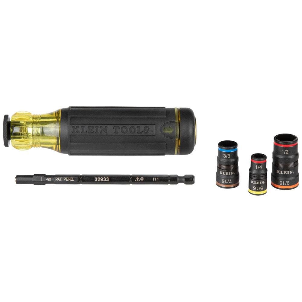 ゅー　 Klein Tools 7-in-1 Impact Flip Socket Set 32933 - Acme Tools