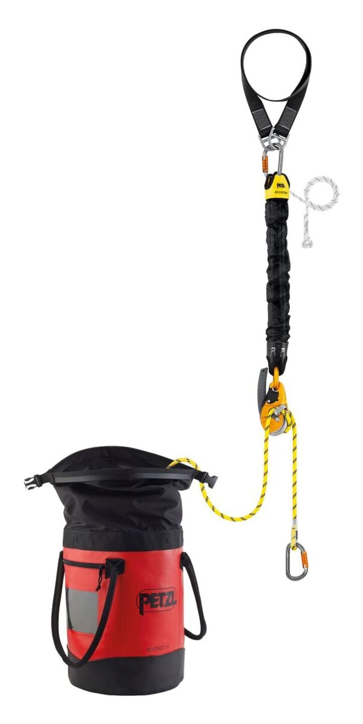 Petzl Ready-To-Use Hauling and Evacuation Kit with I'D EVAC