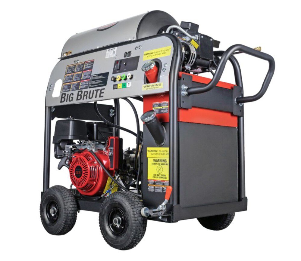 Simpson Big Brute 4000 PSI 4.0 GPM Gas Powered Hot Water 49 State Commercial Pressure Washer with 4 Spray Tips, large image number 3
