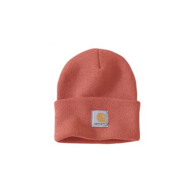 Carhartt Cuffed Beanie/Watch Hat Mens Regular OS Acrylic Knit Terracotta