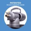 Guardair PowerQUAD 55 Gallon Pneumatic Vacuum Kit with 2 Inch Inlet, small image number 3