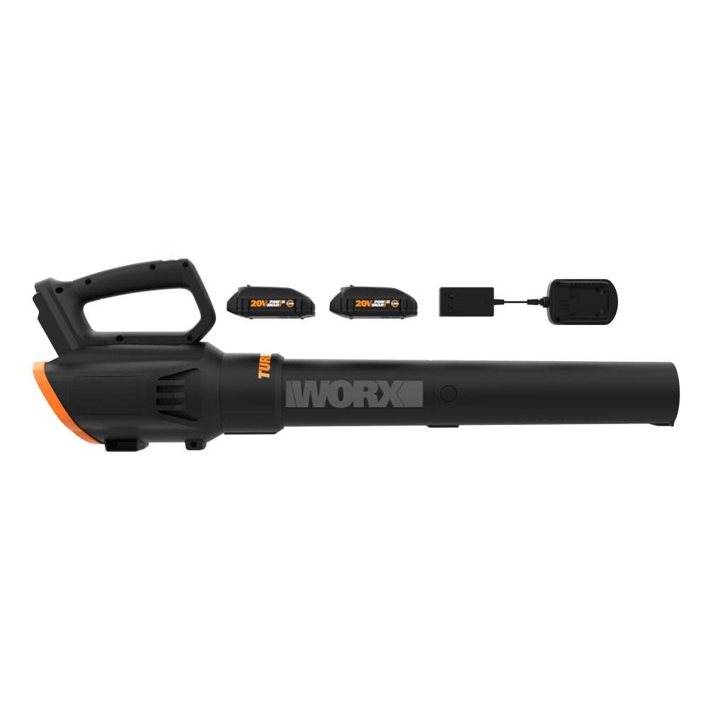 Worx wg547 20v best sale turbine cordless leaf blower