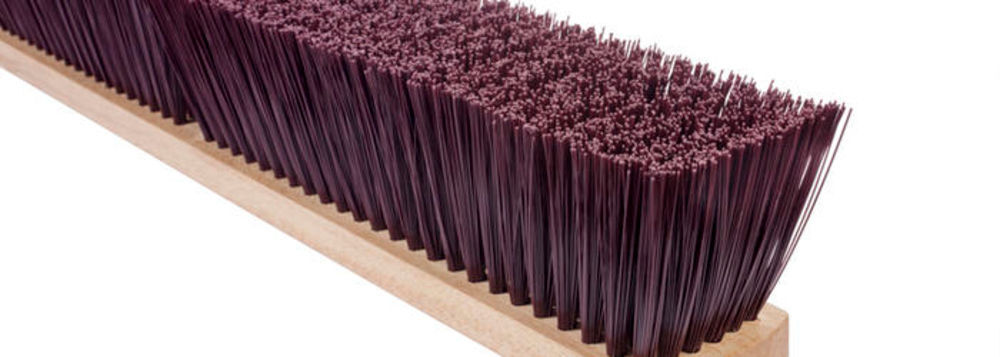 Magnolia Brush Assembled 24 Brown Plastic Garage Broom, large image number 2