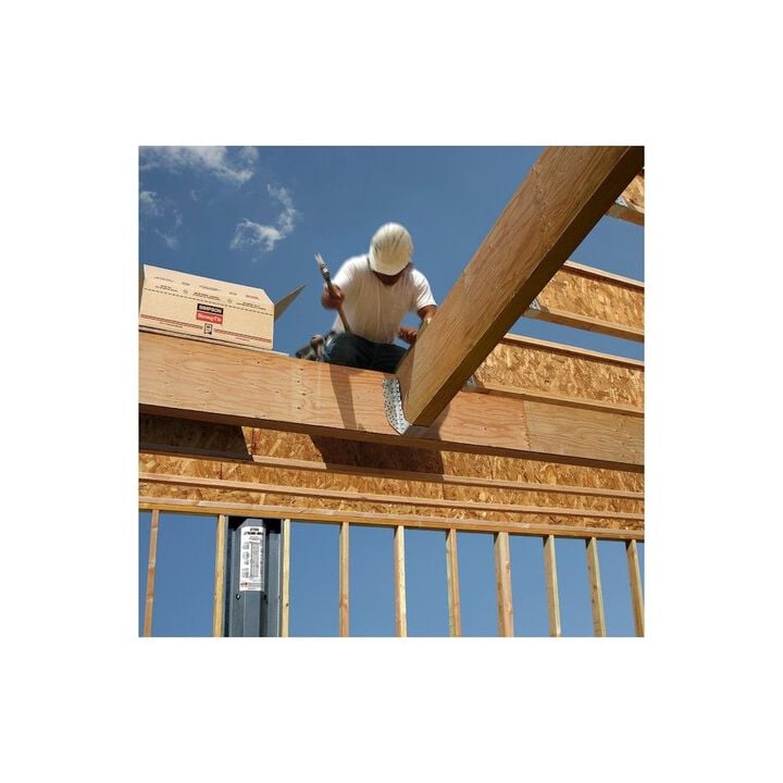 Simpson Strong-Tie 12 Gauge Galvanized Heavy Girder Joist Hanger with 20ct SD10212 Screws, large image number 4