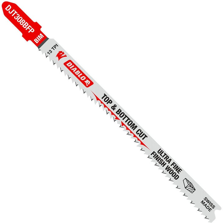 Diablo Tools 4-5/8in Bi-Metal T-Shank Jig Saw Blades Ultra Fine Finish Cuts