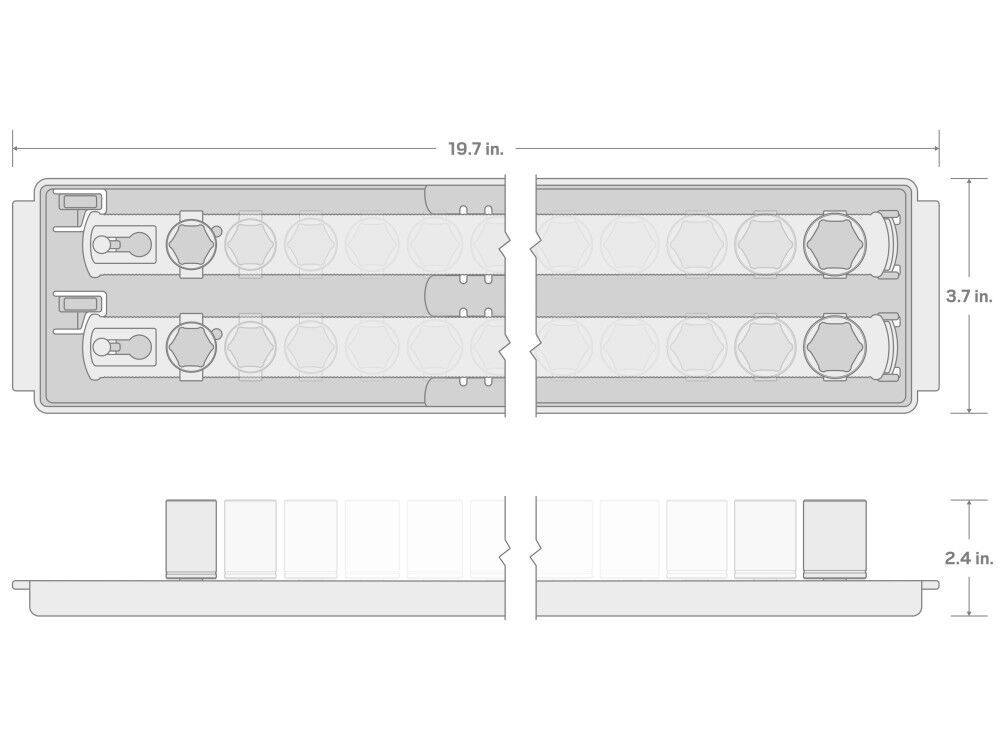 Tekton 1/2 Inch 6 Point Socket Set, 23 Pieces (10-32 mm), large image number 7