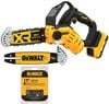 DEWALT 20V Max 8 Inch Brushless Pruning Chainsaw Kit Replacement Bar with Tip Guard & Pole Saw Chain Bundle, small image number 1