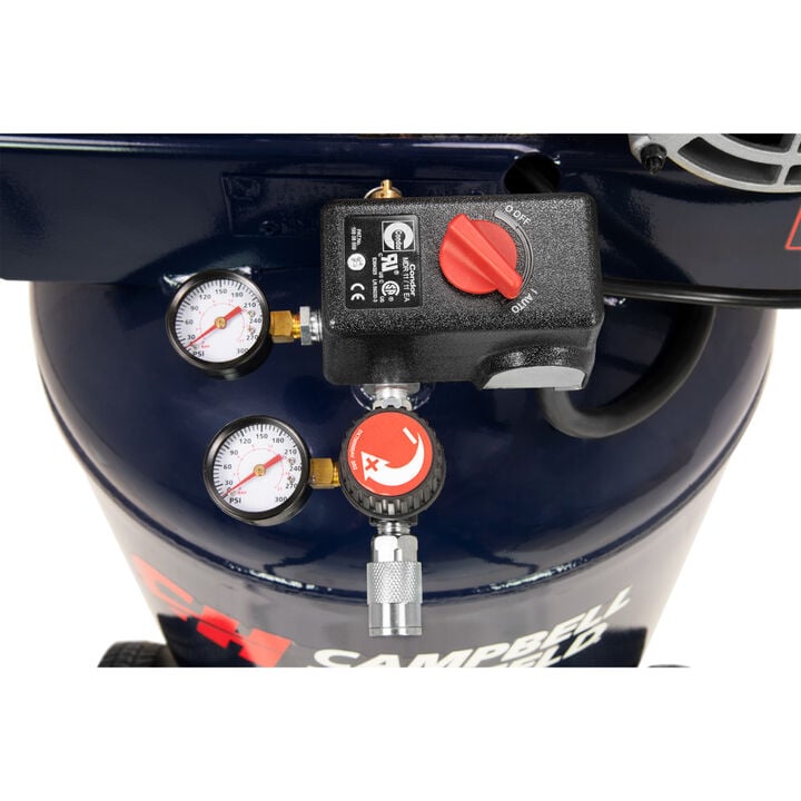 Campbell Hausfeld 30 Gallon 175 PSI 2 Stage Vertical Portable Air Compressor, large image number 10