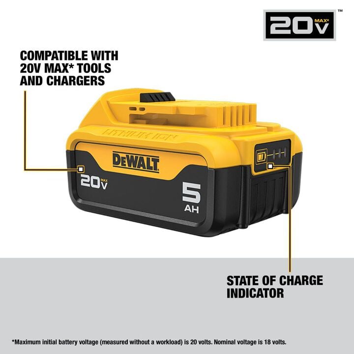 DEWALT 20V MAX 5 AH Starter Kit, large image number 3