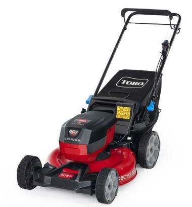 Toro 60V Max 21 Inch Recycler Self-Propel with SmartStow Lawn Mower 6Ah Kit, large image number 1