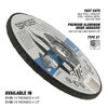 Spyder 4.5 Inch Alum Oxide Grinding Wheel, Type 27, 7/8 Inch Arbor, 1/8 Inch Thick, small image number 3