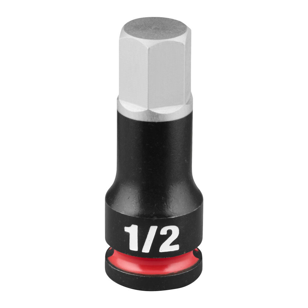 Milwaukee SHOCKWAVE Impact Duty 3/8 Inch Drive 2 Inch Hex 1/2 Inch Bit Socket - 49-66-7281