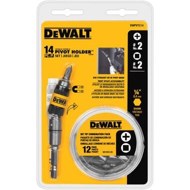 DEWALT 14-Piece Pivot Holder Screw Driving Set, large image number 0
