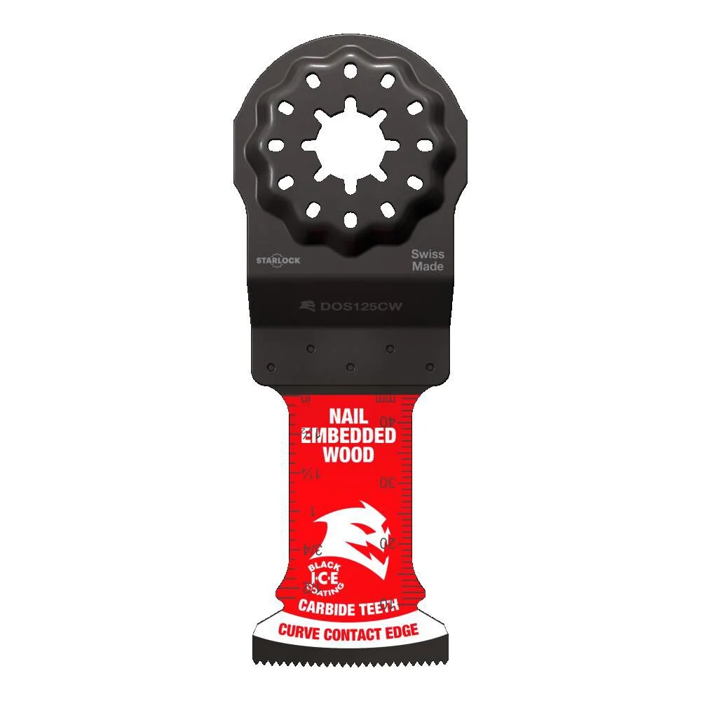 Diablo Tools 1-1/4in Starlock AMPED Carbide Teeth Oscillating Blades for Nail-Embedded, large image number 1