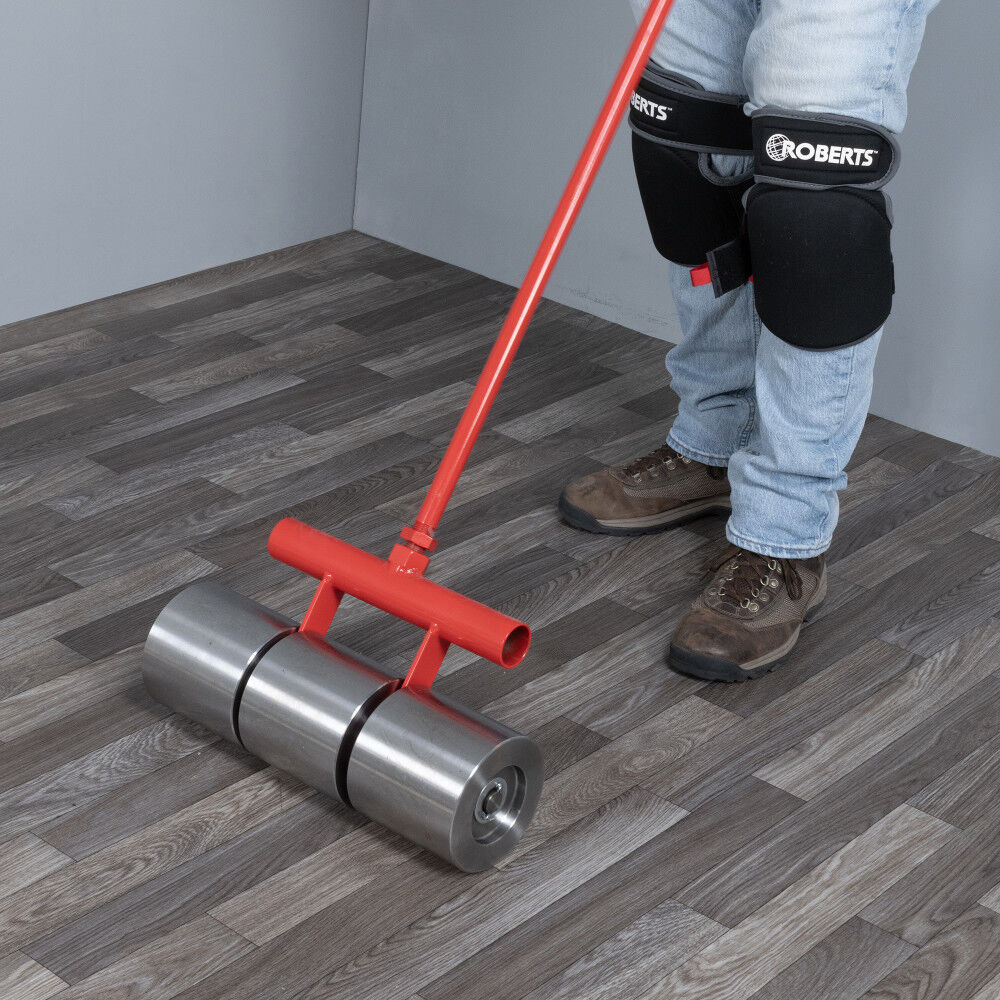 Roberts 100 lb. Vinyl and Linoleum Floor Roller with Transport Wheels, large image number 4
