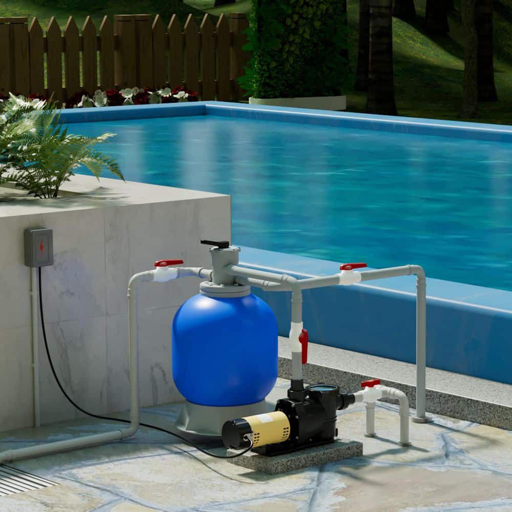 K2 Pumps 1 HP 2 Speed 115V Pool Pump with Cord & Plug, large image number 9