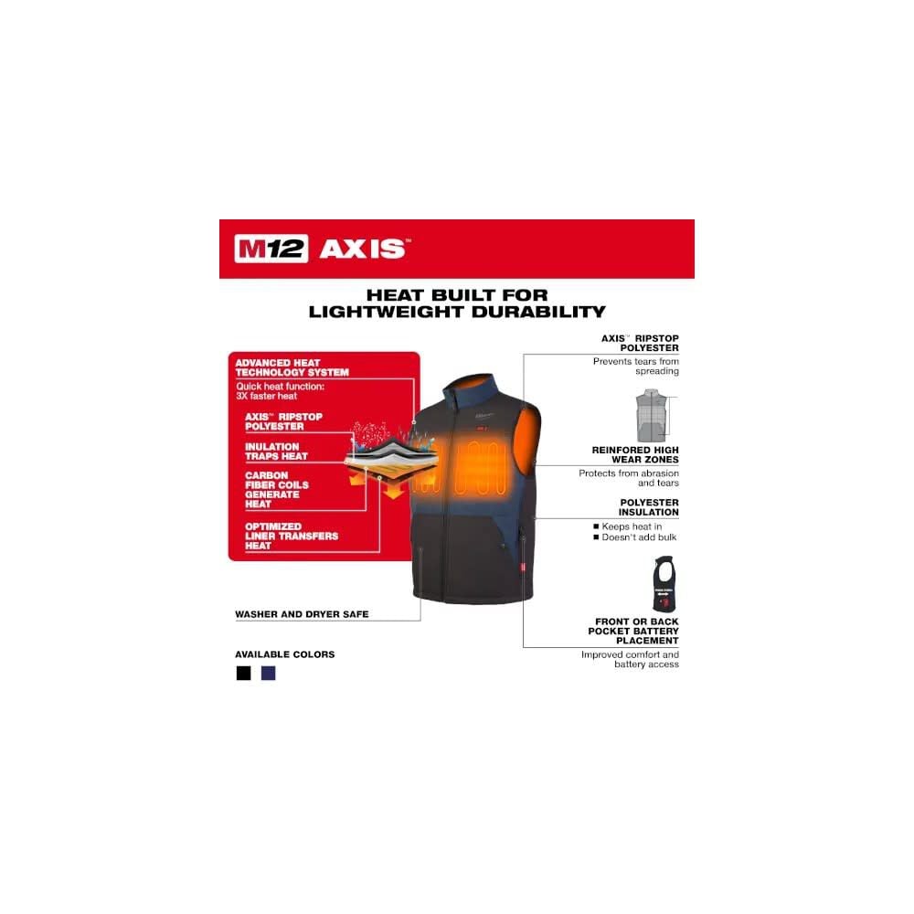 Milwaukee M12 Heated AXIS Vest, large image number 14