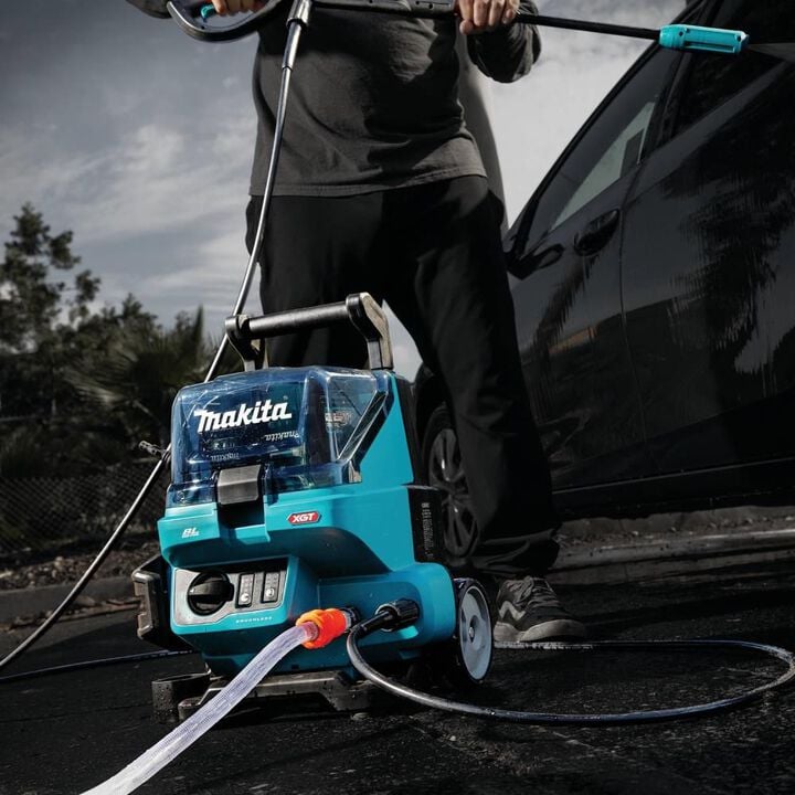 Makita 40V MAX XGT 1300 PSI 1.5 GPM Battery Powered Cold Water Pressure Washer with Variable Spray Wand Bare Tool, large image number 12
