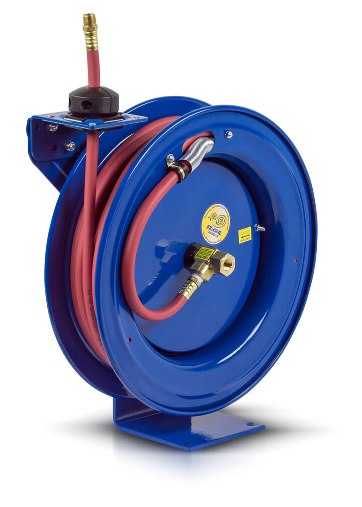 Coxreels 3/8 in x 50 ft Safety System Spring Driven Hose Reel 300 PSI, large image number 1