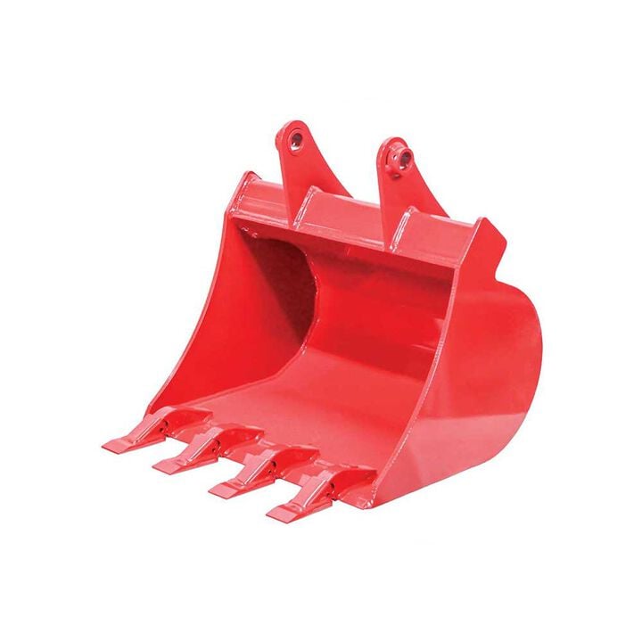 GreyWolf Attachments 20 Inch 4-Tooth Skid Steer Bucket