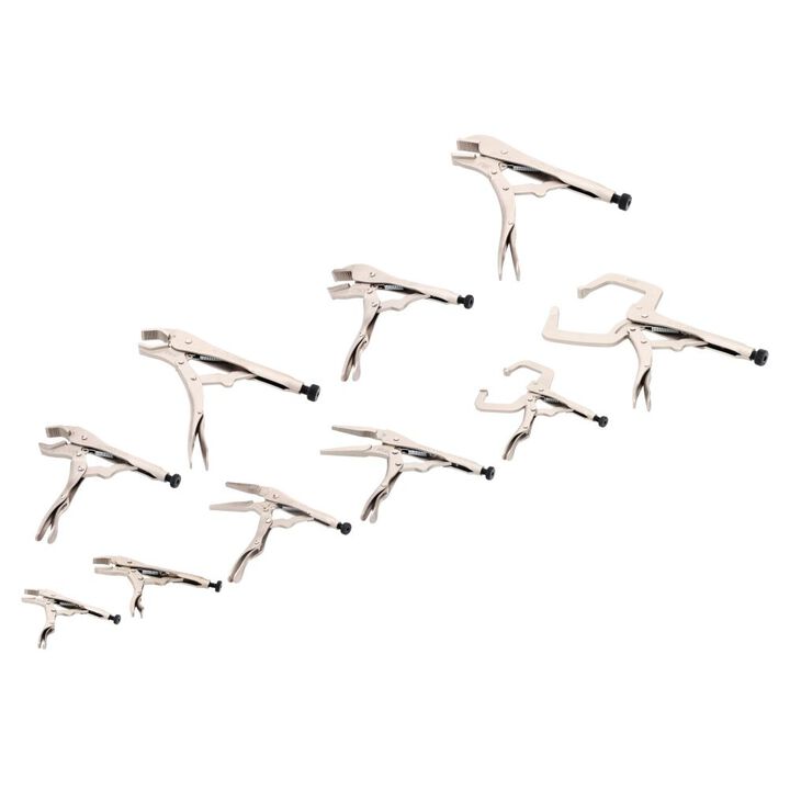 Stanley Assorted Locking Pliers Set with Bag 10 Pieces, large image number 3