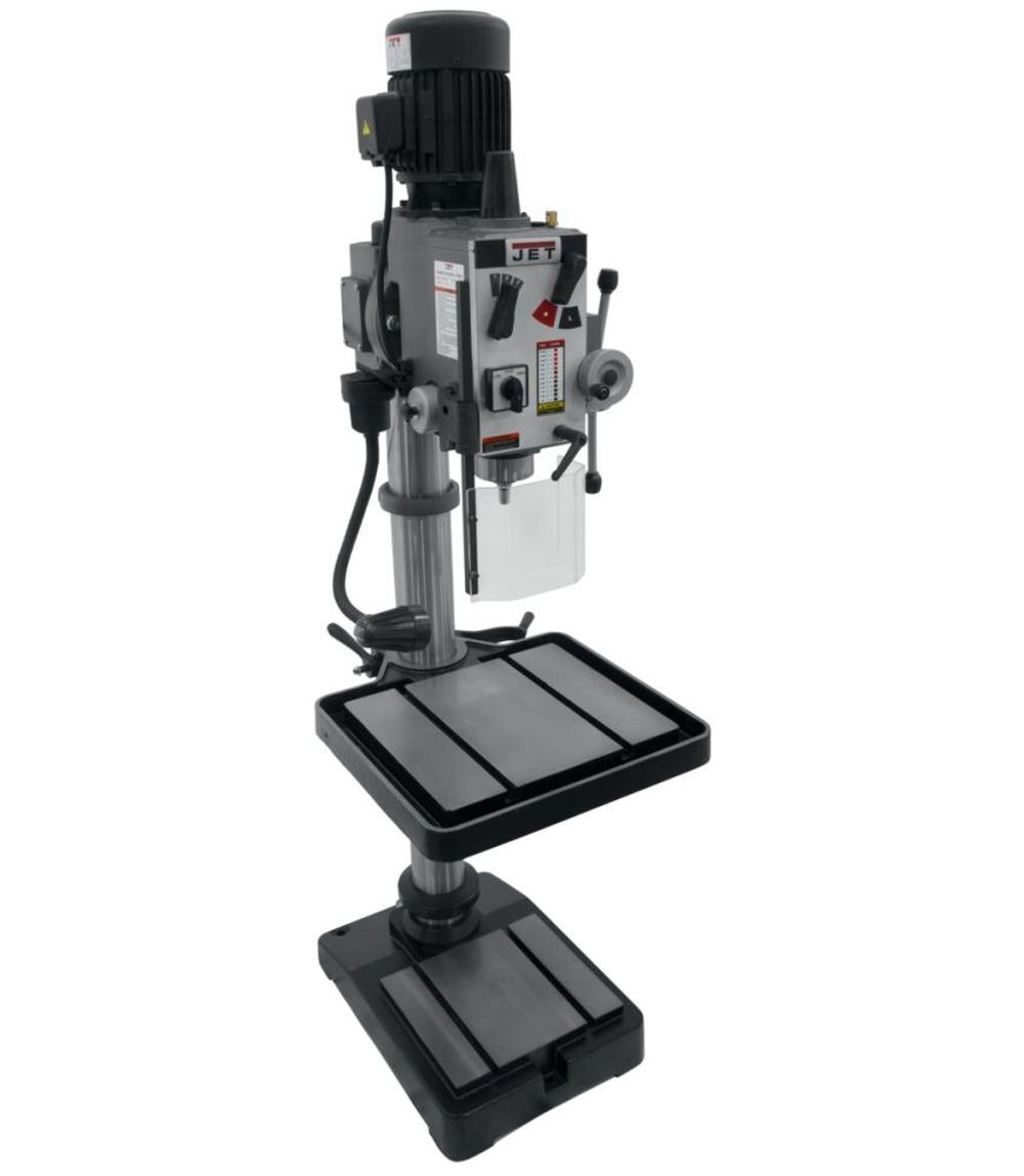 JET GHD-20PF Drill Press with Power Down Feed 1 1/4in Capacity, large image number 2