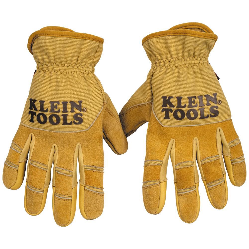 Klein Tools Leather All Purpose Gloves, Medium, large image number 1