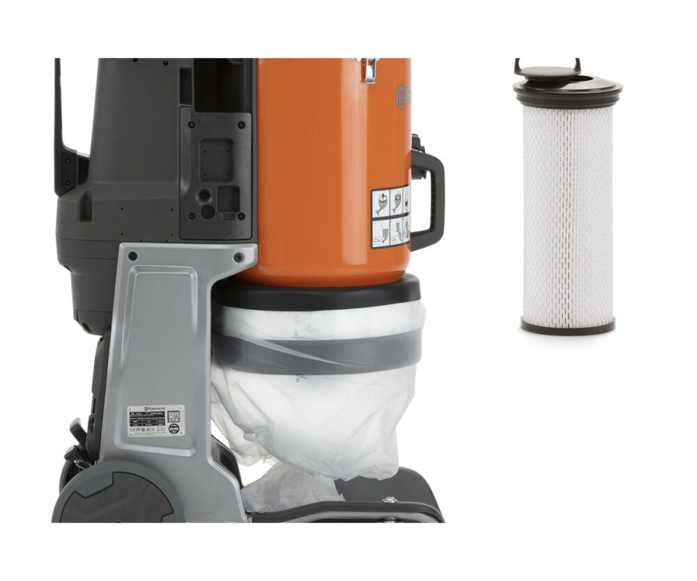 Husqvarna Construction DE 110i H 1.2HP 36V Battery Powered HEPA Dust Extractor (Bare Tool) Reconditioned, large image number 11