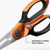 Klein Tools Long Reach Cable Stripping Electrician Scissors, 7-Inch, small image number 5