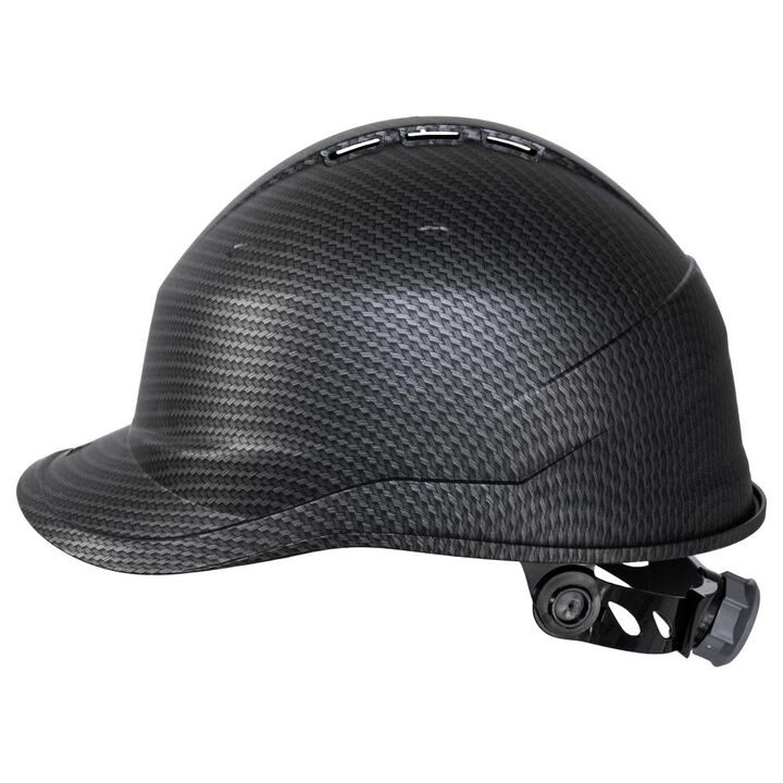 Delta Plus Diamond Vented ABS Safety Helmet Carbon
