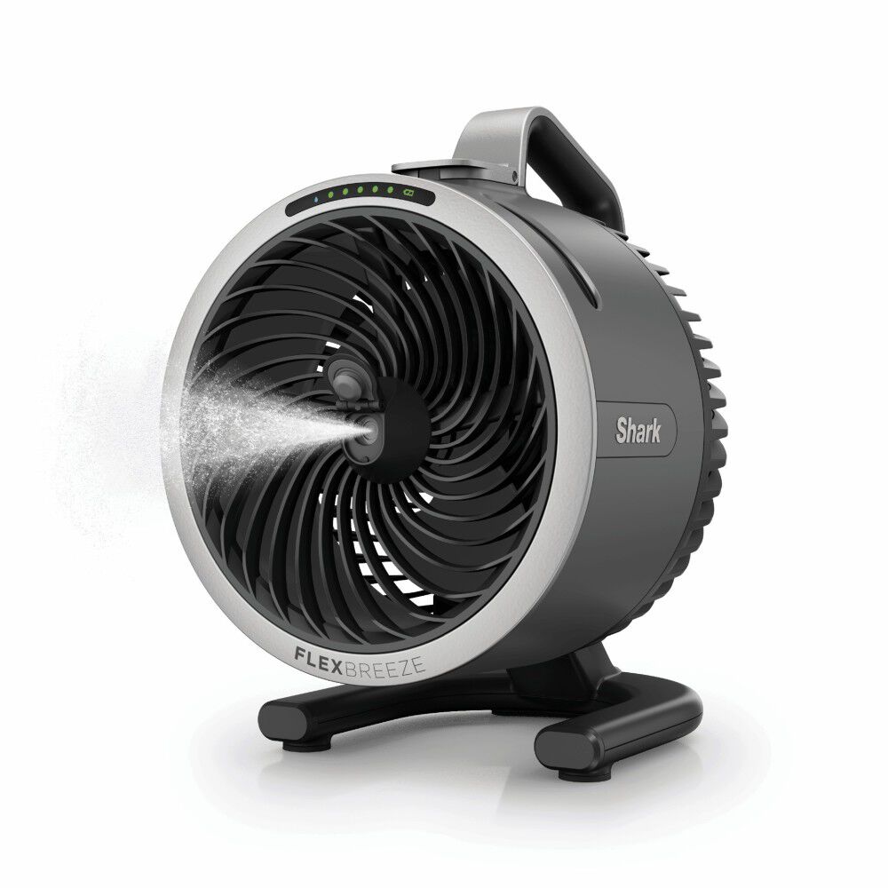 Shark FlexBreeze HydroGo 120V 36W 3A Misting Portable Fan Dark Gray, large image number 2