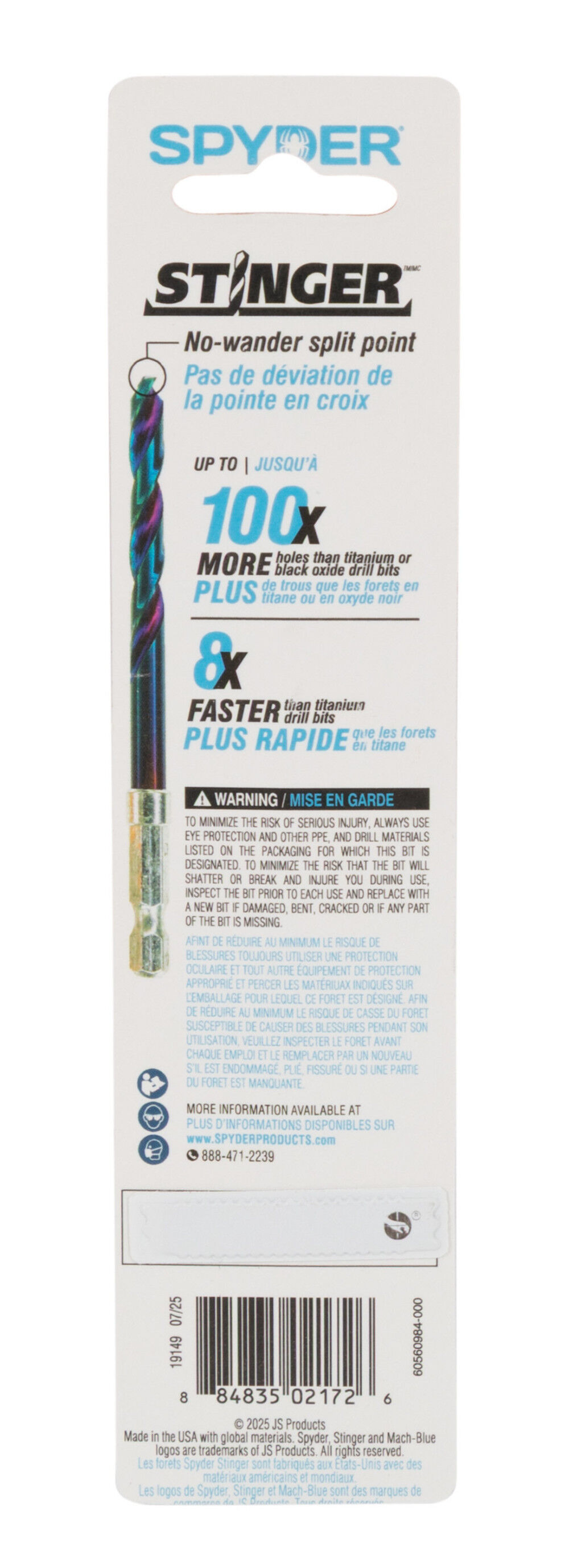 Spyder 15/32 Inch Hex Shank Drill Bit, large image number 8