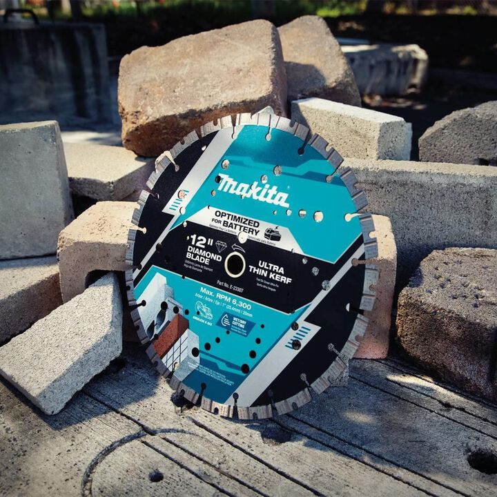 Makita Thin Kerf 12 Inch Segmented Turbo Rim Diamond Blade for Reinforced Concrete and Brick, large image number 5