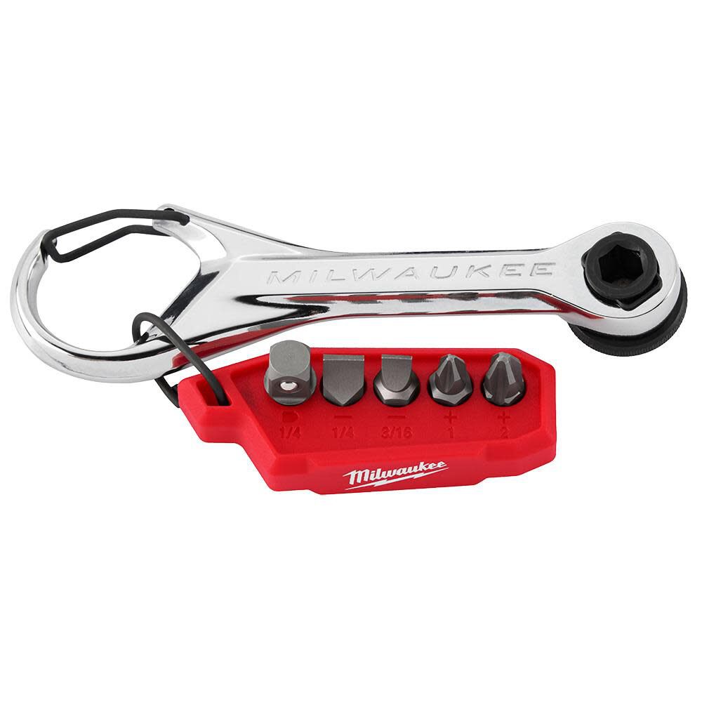 Milwaukee 7-In-1 Multi-Bit Mini Ratchet